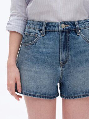 Erin Mid Rise Denim Shorts